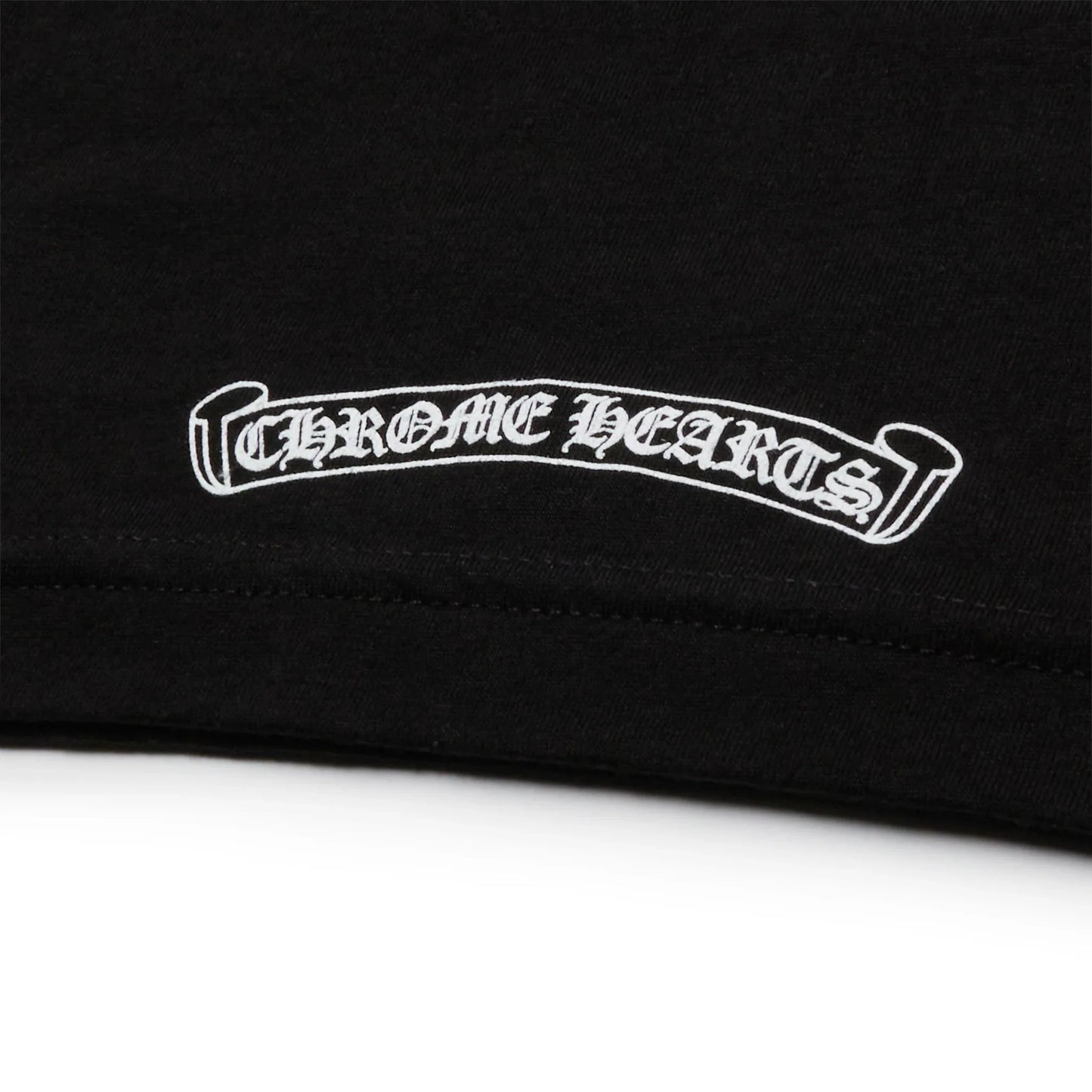 Chrome Hearts - Black Horshoe Short sleeve T-shirt